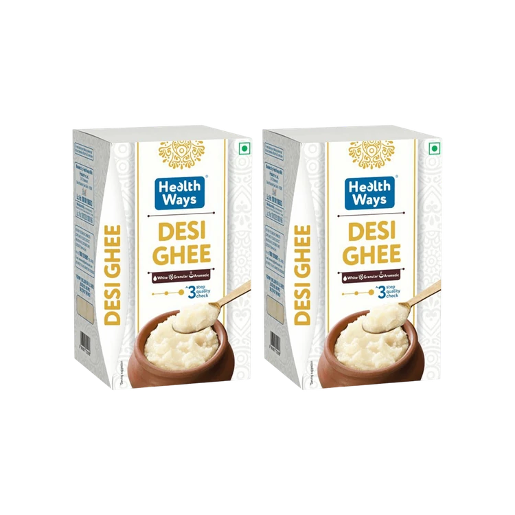 Healthways Buffalo Desi Ghee - Pack of 2 (Tuppa)