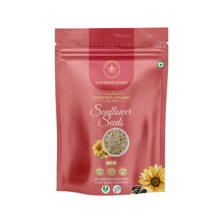 Earthen Story Certified Organic Sunflower Seeds