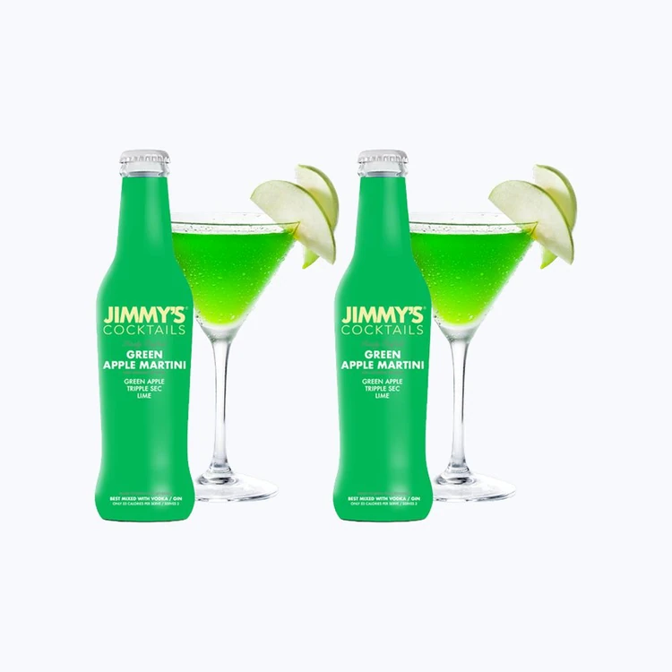 Jimmy's Green Apple Martini Cocktail Mix - Pack of 2