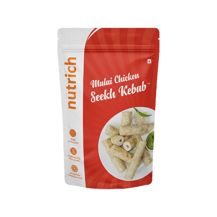 Nutrich Malai Chicken Seekh Kebab