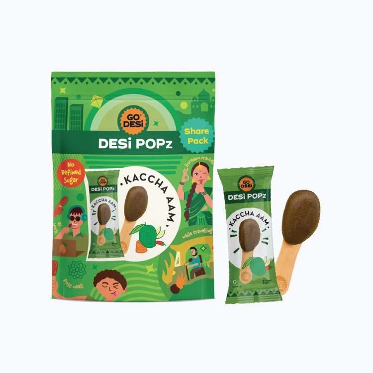 GO DESI Kaccha Aam Desi Popz Lollipop Candy
