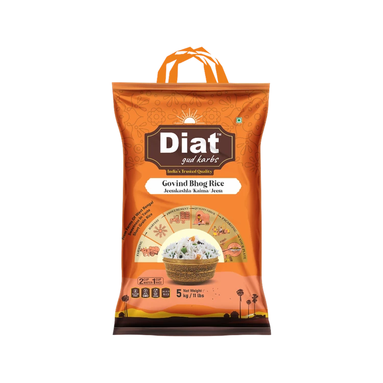 Diat Govindo Bhog Rice (Short Grain) (Govindo Bhog Akki)