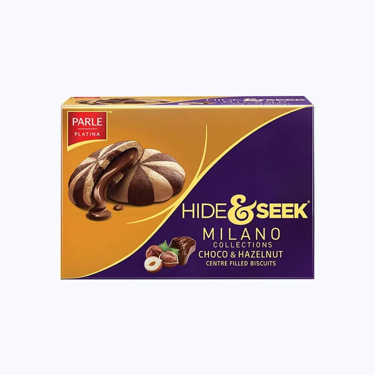 Hide & Seek Milano Center Filled Biscuits (Choco & Hazelnut)