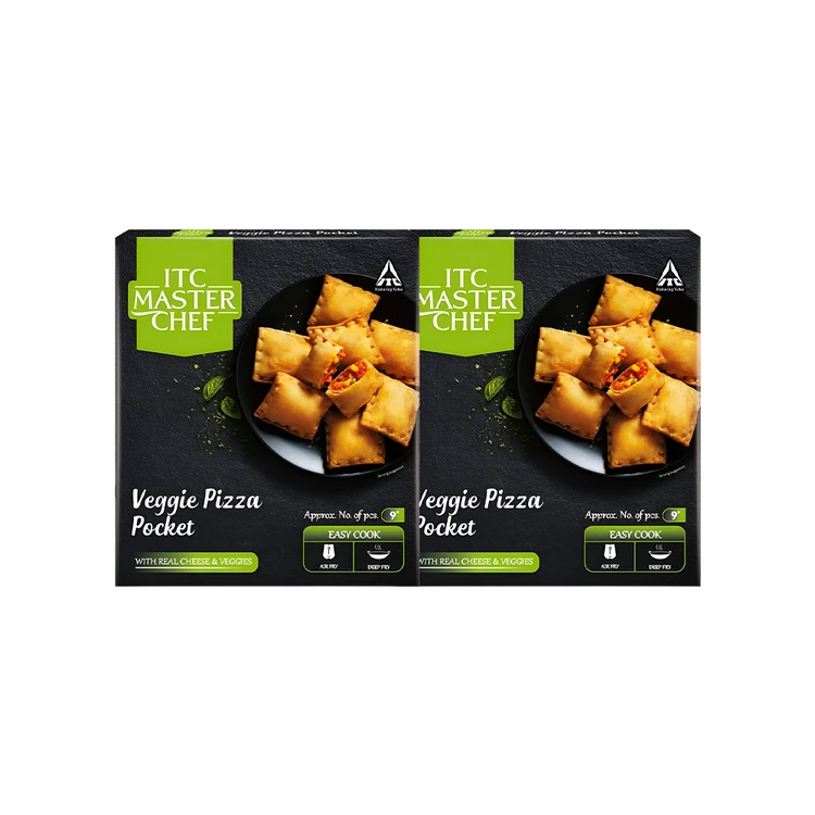 ITC Master Chef Veggie Pizza Pocket with Real Cheese - Pack of 2