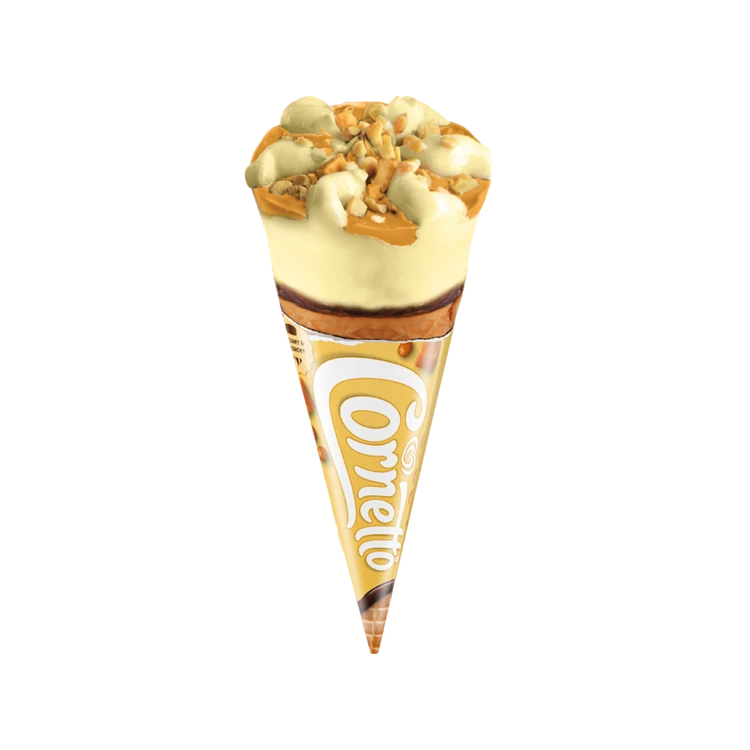 Kwality Walls Cornetto Butterscotch Frozen Dessert Cone
