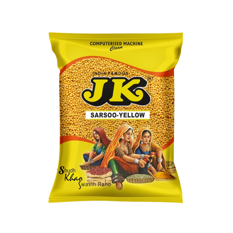 JK Yellow Small Mustard Seeds (Sanna Sasive Beeja)