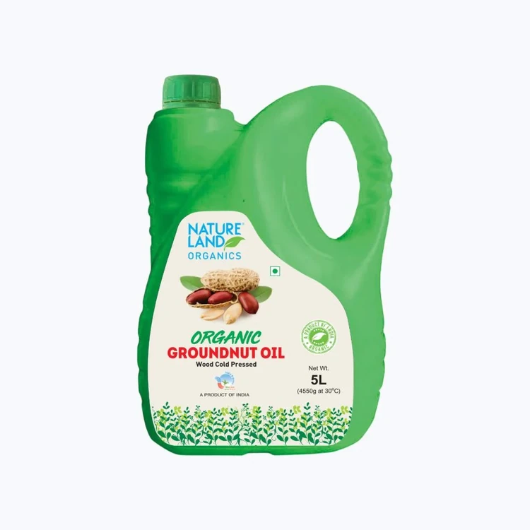Natureland Cold Pressed Organic Groundnut Oil