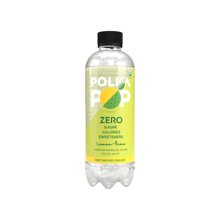 Polka Pop Zero Sugar Lemon-Lime Sparkling Drink