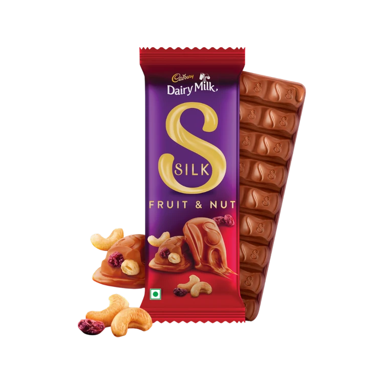 Cadbury Dairy Milk Silk Fruit & Nut Milk Chocolate Bar