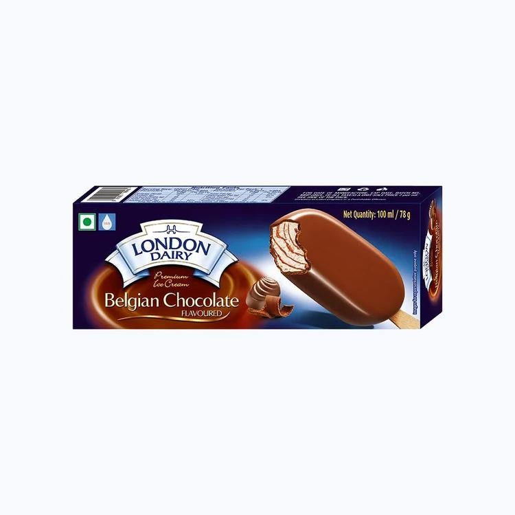 London Dairy Belgian Chocolate Ice Cream Stick