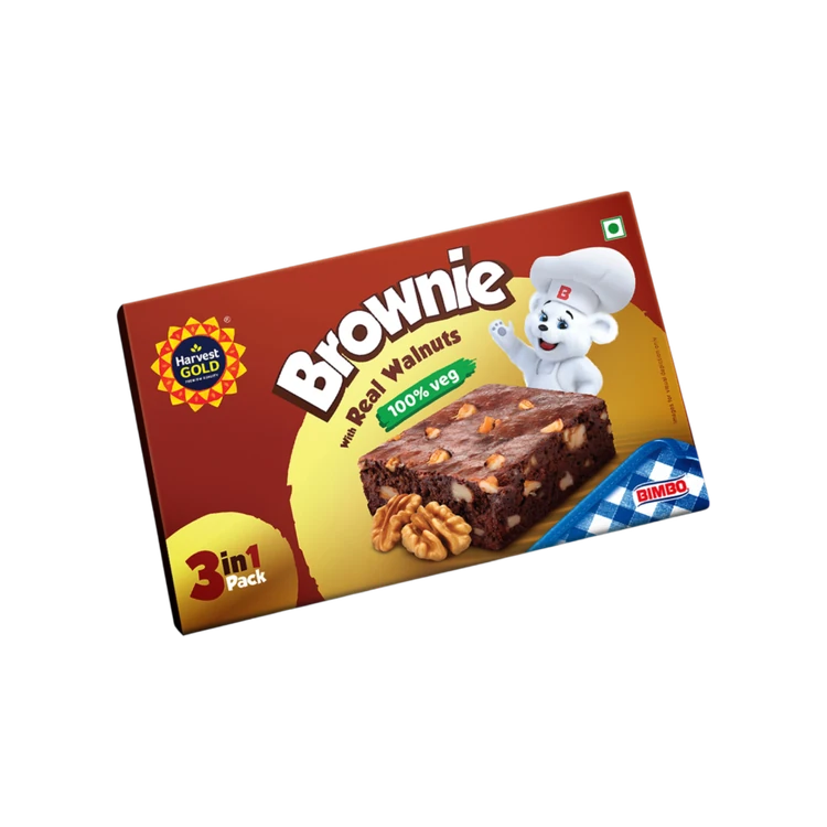 Harvest Gold Walnut Brownie