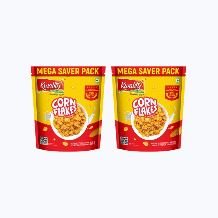 Kwality Corn Flakes Original - Pack of 2