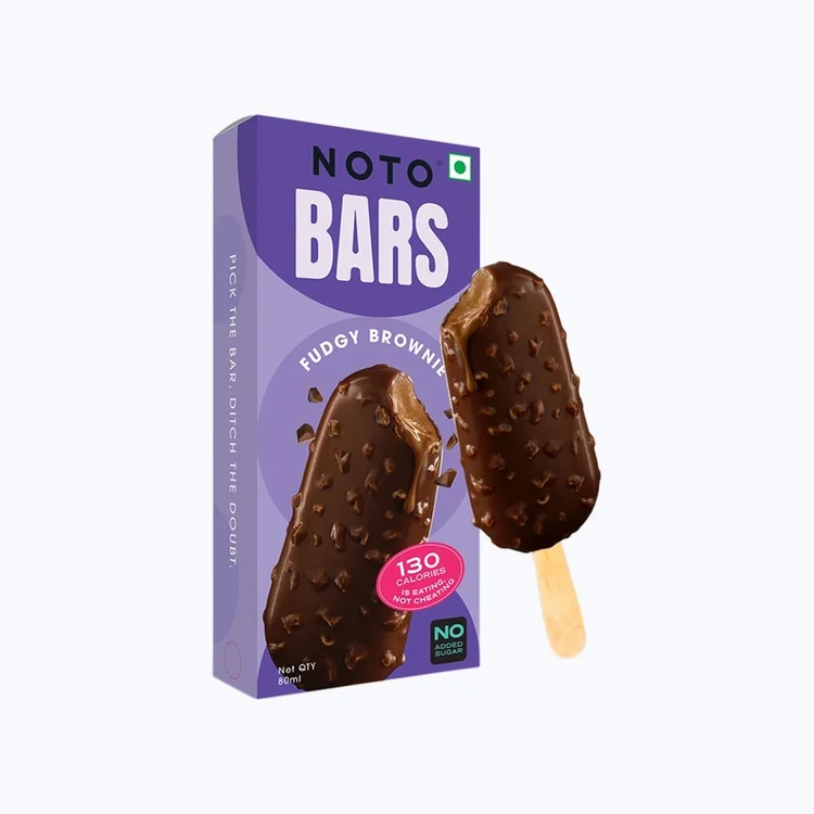 Noto Fudgy Brownie Ice Cream Stick