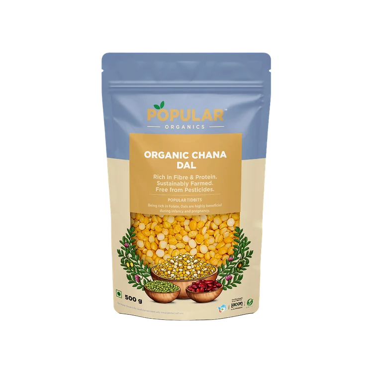 Popular Organics - Organic Chana Dal