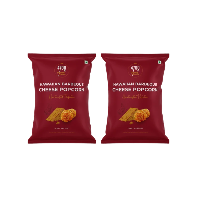 4700BC Hawaiian Barbeque Cheese Gourmet Popcorn - Pack of 2