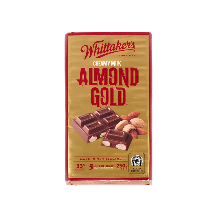 Whittaker's Almond Gold Chocolate Bar