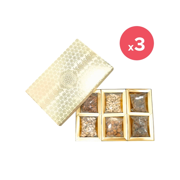 Nuturge Dry Fruits Gift Pack - Pack of 3 (Dry Fruits Udugore Pack)