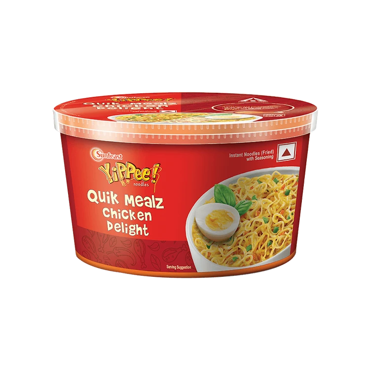 Yippee Quik Mealz Chicken Delight Instant Cup Noodles