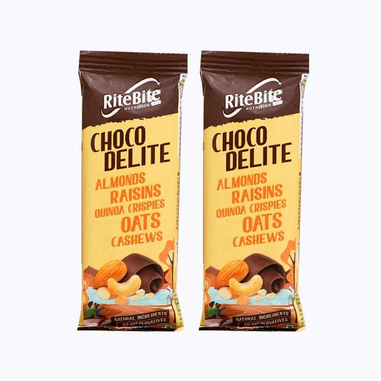 RiteBite Choco Delite 4g Protein Bar - Pack of 2