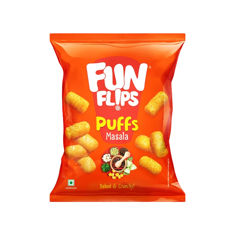 Fun Flips Baked & Crunchy Masala Puffs