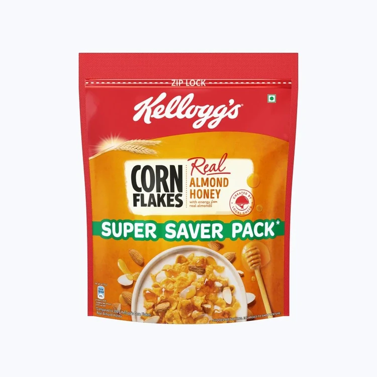 Kellogg's Real Almond Honey Corn Flakes