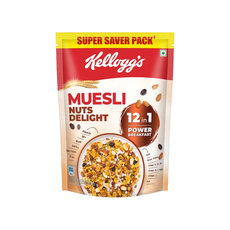 Kellogg's Muesli Nuts Delight, Breakfast Cereal