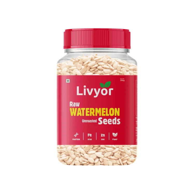 Livyor Raw Unroasted Watermelon Seeds (Kallangadi / Magaj Beeja)