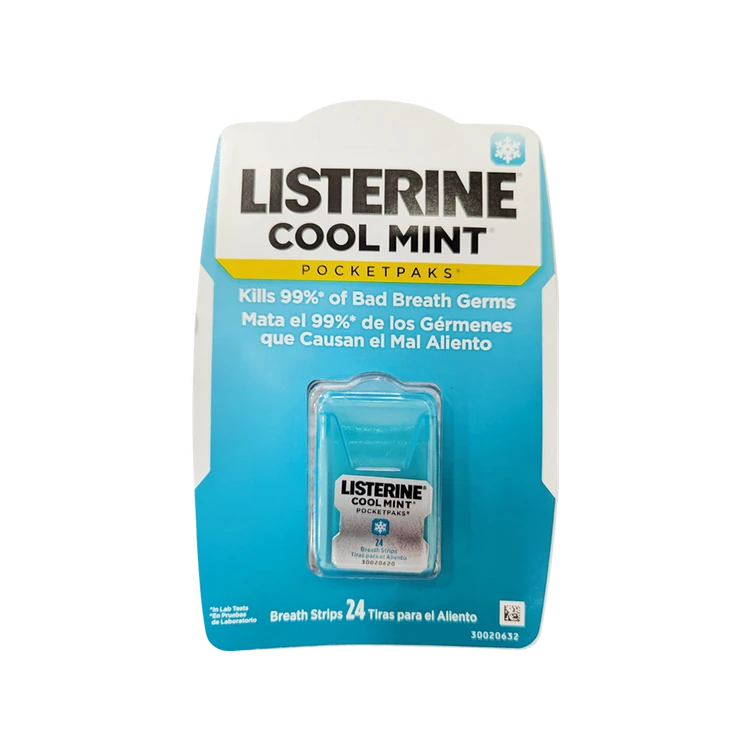 Listerine Cool Mint Breath Strips Pocketpaks