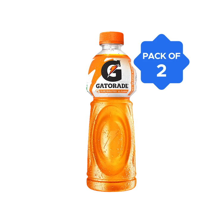 Gatorade Orange Flavour Sports Drink - Pack of 2