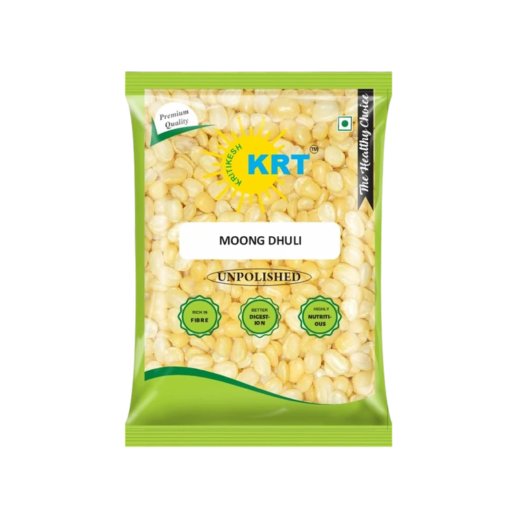 KRT KRITIKESH Unpolished Moong Dal (Dhuli)