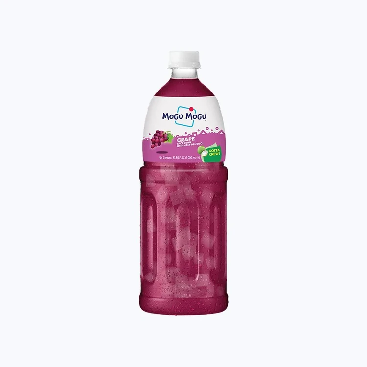 Mogu Mogu Grape Fruit Drink With Nata De Coco
