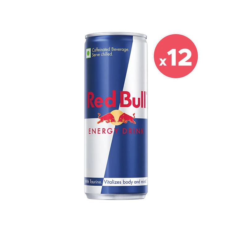 Red Bull Energy Drink (250 ml) - Pack of 12