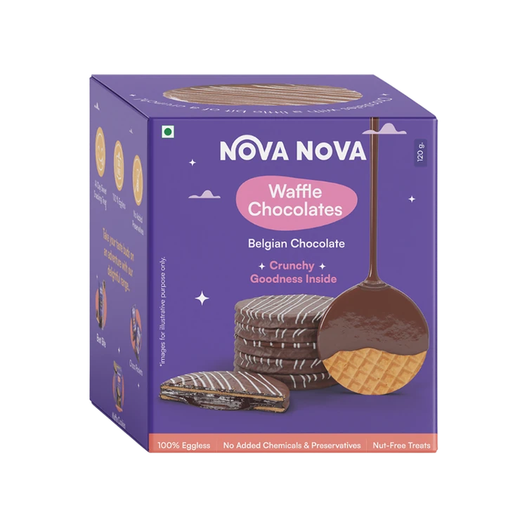 Nova Nova Waffle Chocolate -Belgian Chocolate