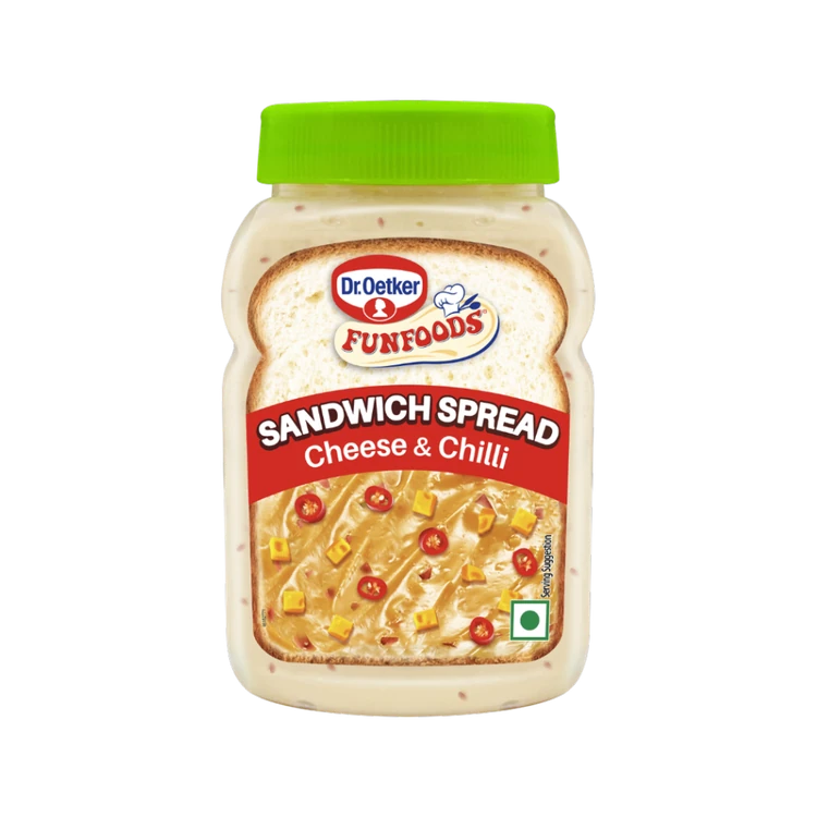 Dr. Oetker FunFoods Veg Cheese & Chilli Sandwich Spread