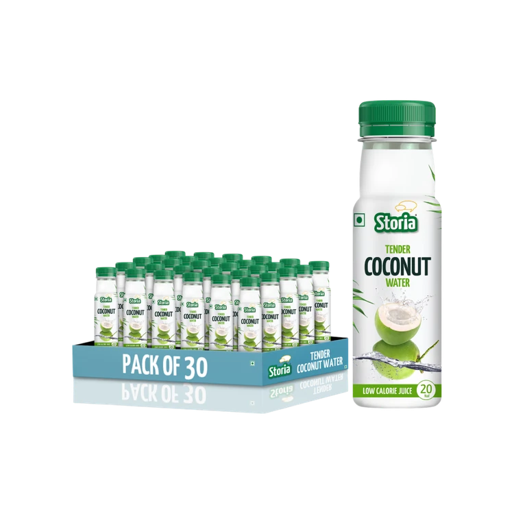 Storia Tender Concentrate Coconut Water - No Added Sugar (Pack of 30)