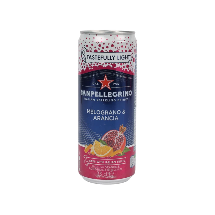 Sanpellegrino Melograno & Arancia Can Sparkling Drink (Orange and Pomegranate)