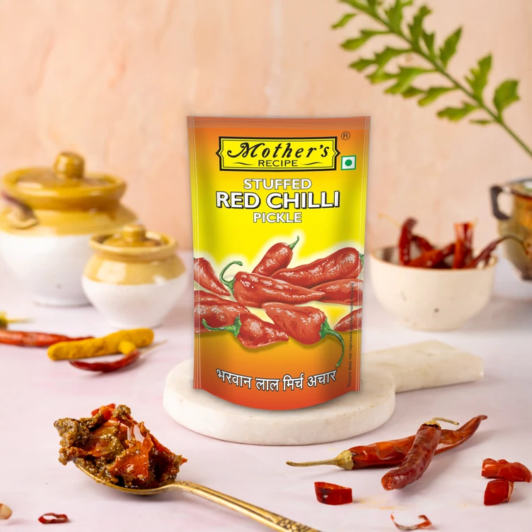 Mother's Recipe Red Stuffed Chilli Pickle