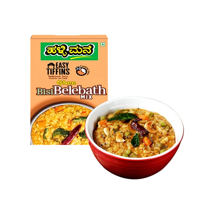 HALLI MANE Ghee Bisi Bele Bath Ready to Cook Mix