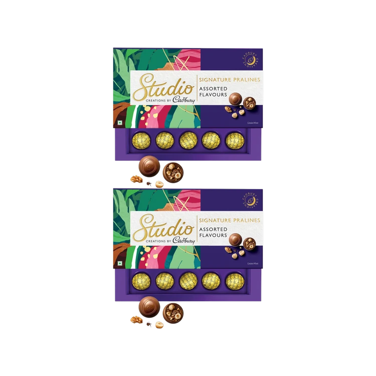 Cadbury Studio Assorted Flavours Signature Pralines Chocolate Gift Pack