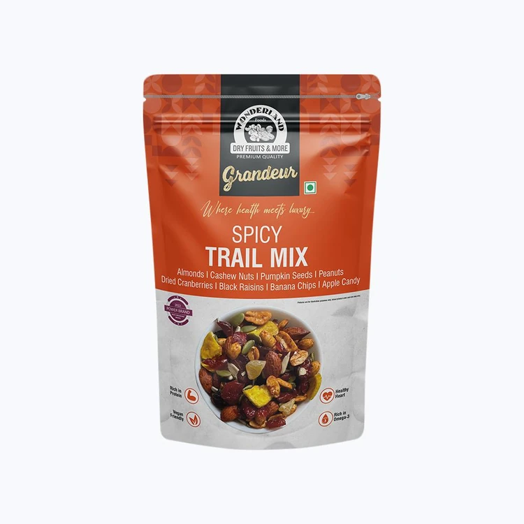 Wonderland Foods Spicy Trail Mix - Nuts & Seed Mix