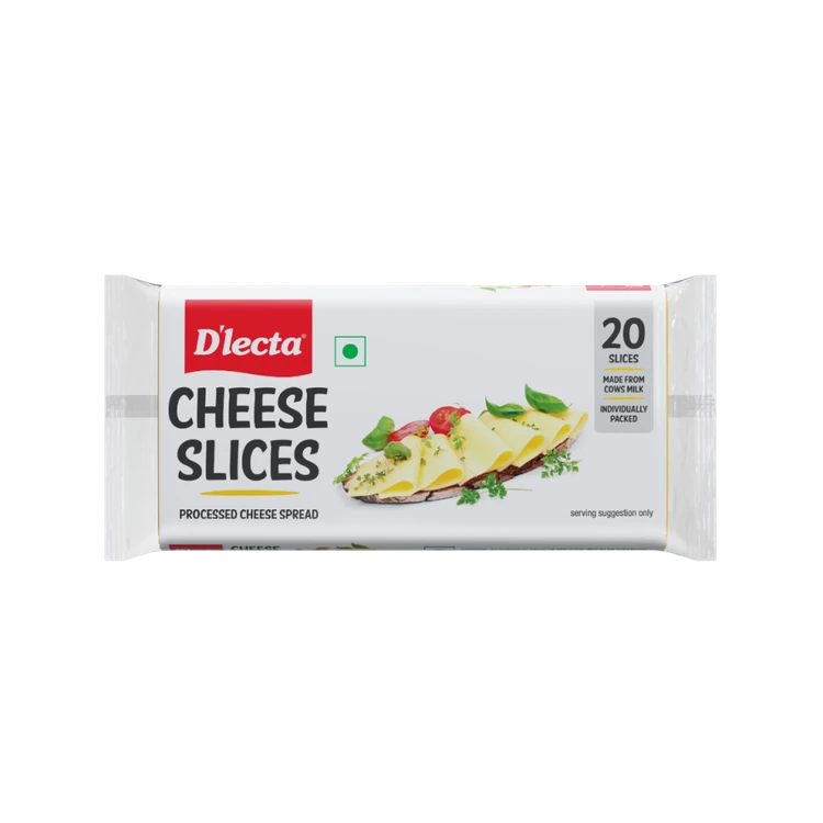 D'lecta Processed Cheese Slices (400 g)