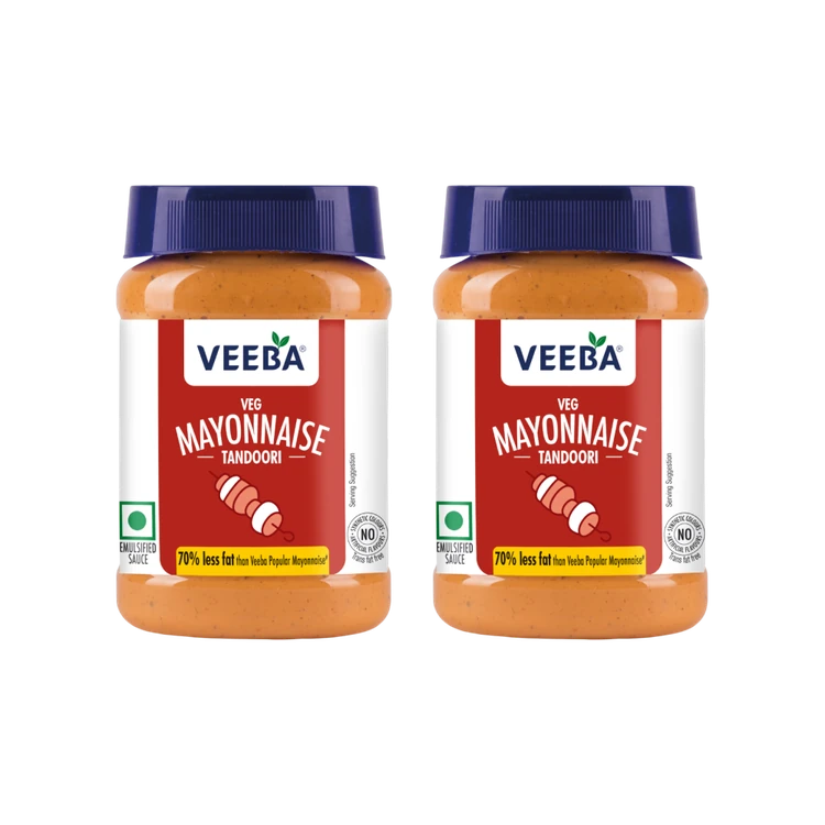 Veeba Veg Tandoori Flavoured Mayonnaise - Pack of 2