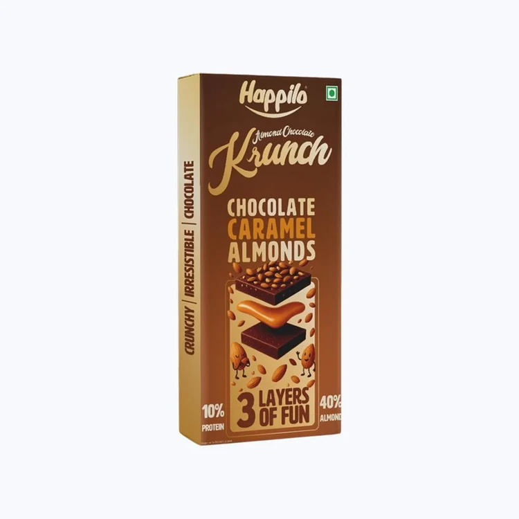 Happilo Premium Almond Krunch Chocolate