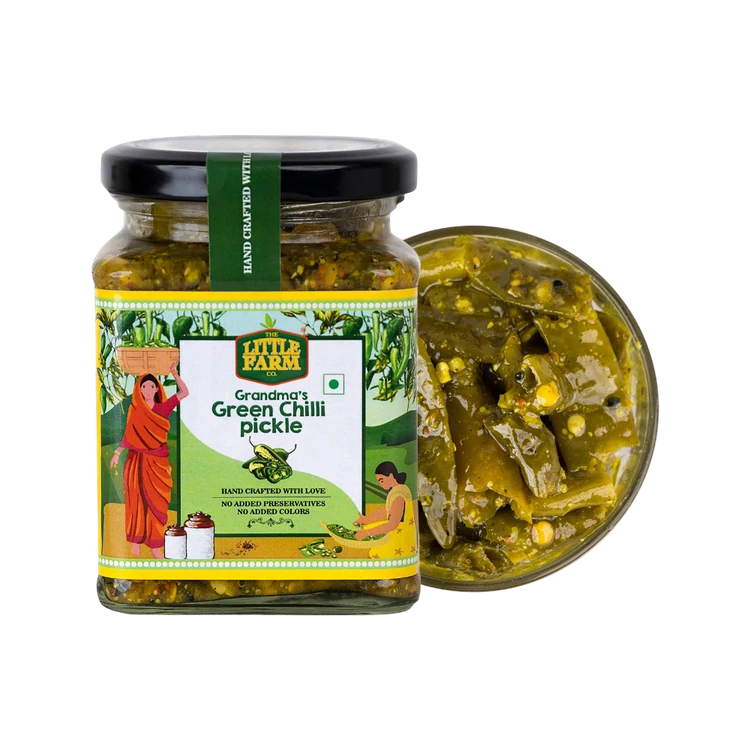 The Little Farm Co. Green Chilli Pickle