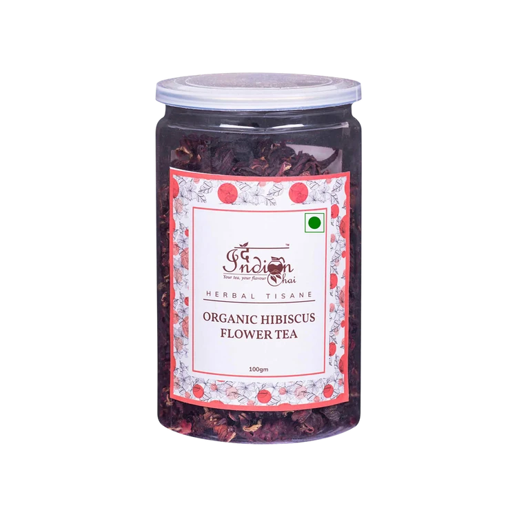 The Indian Chai Organic Hibiscus Flower Tea