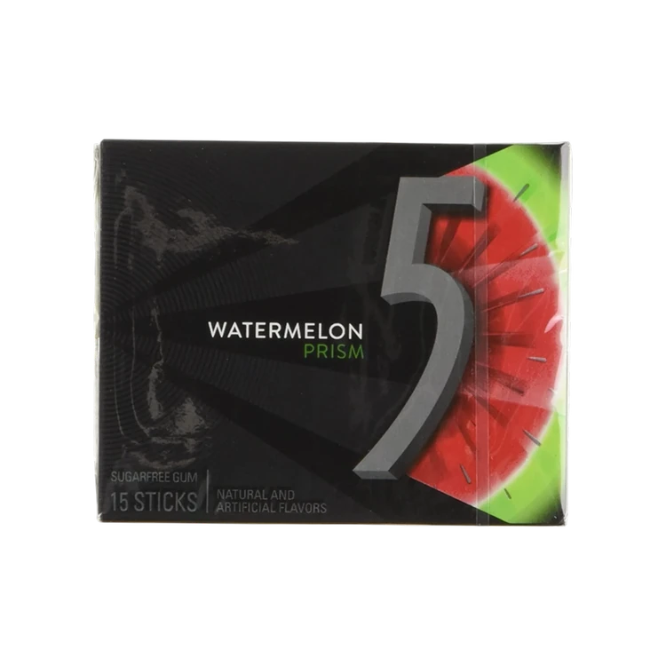 Wrigley's 5 Watermelon Prism Chewing Gum (Sugar Free)