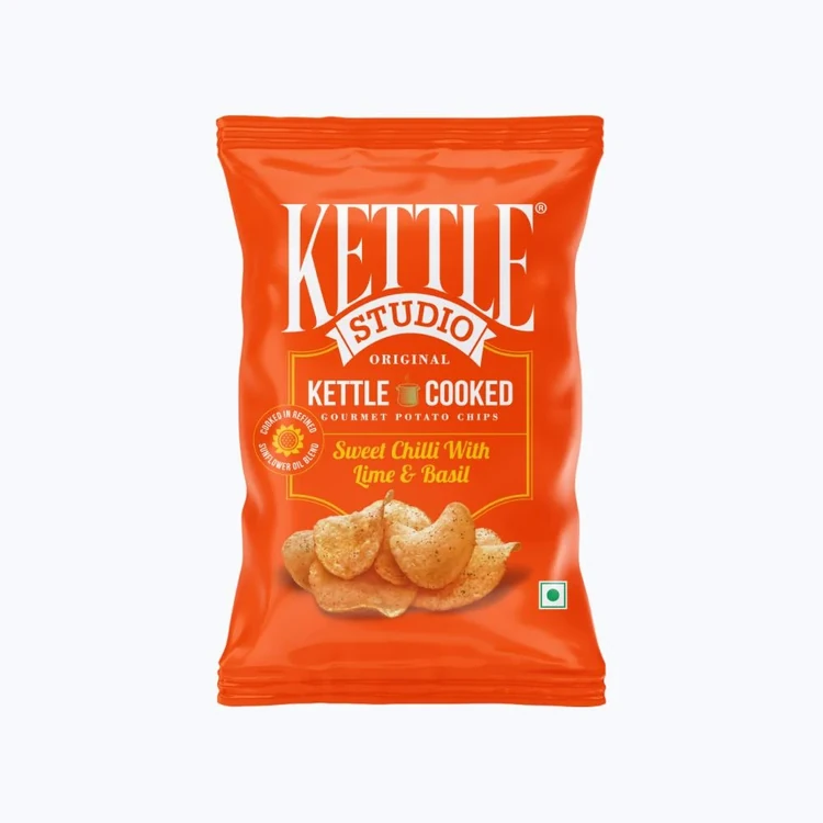 Kettle Studio Sweet Chilli With Lime & Basil Potato Chips