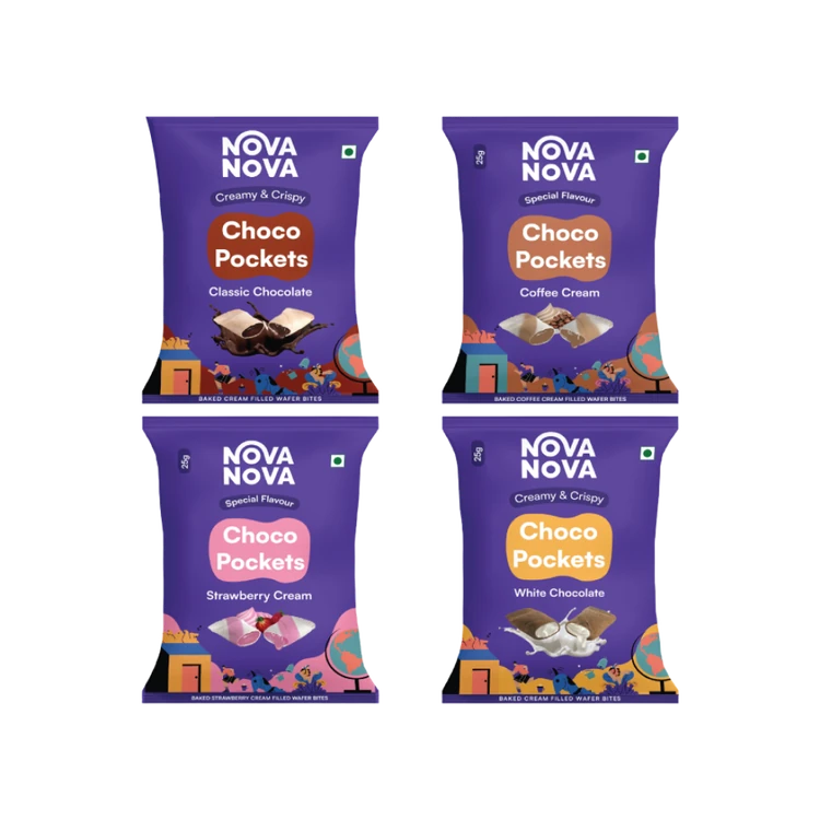 Nova Nova Choco Pockets (Variety Pack)