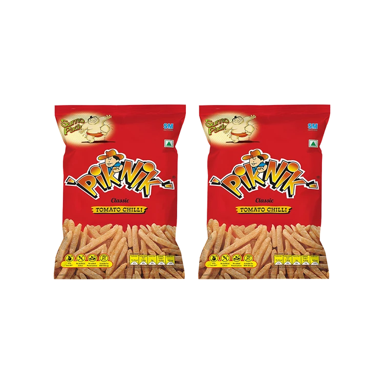 Piknik Classic Tomato Chilli Soya Sticks - Pack of 2