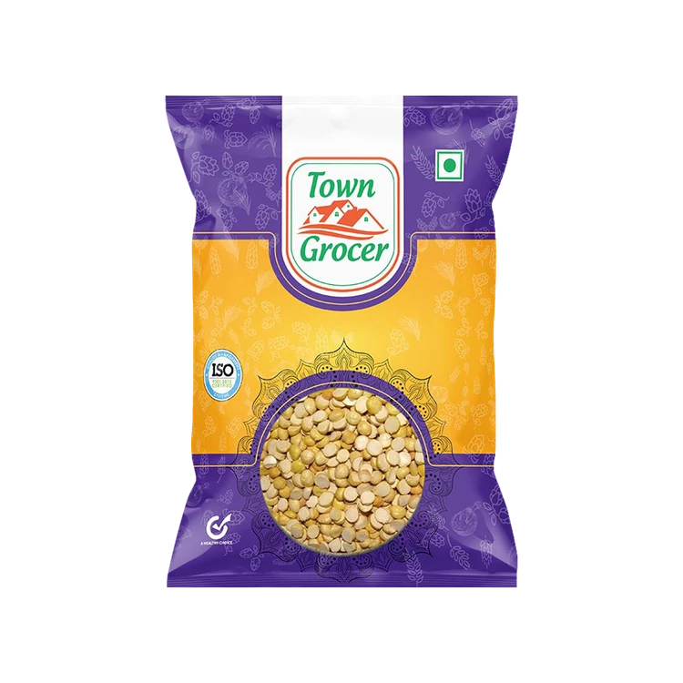 Town Grocer Chana Dal Roasted (Fried Gram) - Pack of 2 (Kadale Bele)